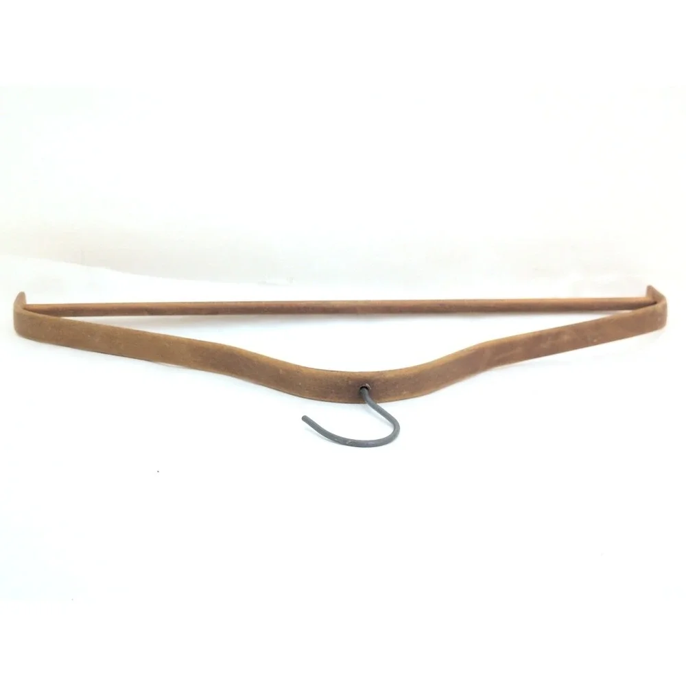 VTG Phoenix Wooden Hanger 1940s THE KLEINHANS CO Buffalo Clothier New York NY